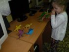 Dinozaury- tajemnicze zwierzęta z przeszłości – zajęcia edukacyjne dla dzieci z Oddziału Przedszkolnego ˝B˝ z Kościelca