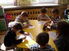O kocie w butach i nie tylko…  spotkanie z przedszkolakami z Kościelca z okazji  Światowego Dnia Kota